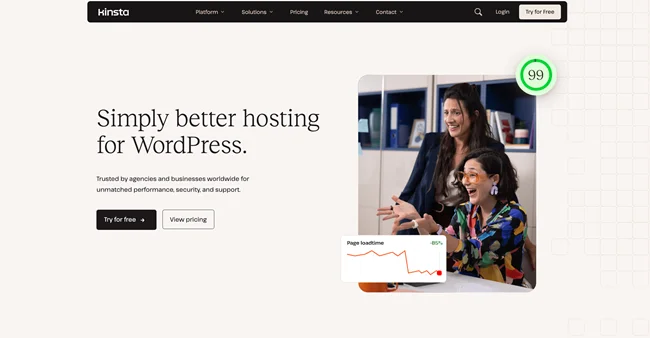 Kinsta - Membership Website Hosting