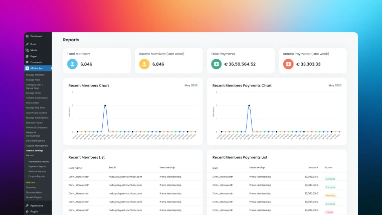 ARMember Membership Plugin