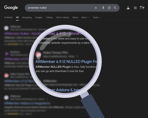 Identify ARMember Nulled Plugins?