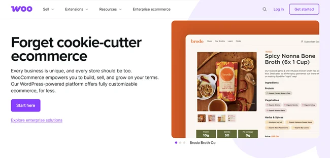 woocommerce for online store