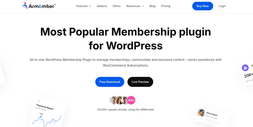 work-with-the-WordPress-membership-plugin-like-ARMember