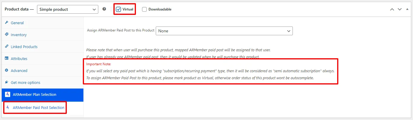ARMember_access_rules_woocommerce