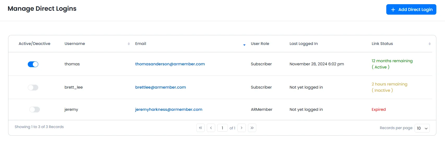 ARMember_direct_login