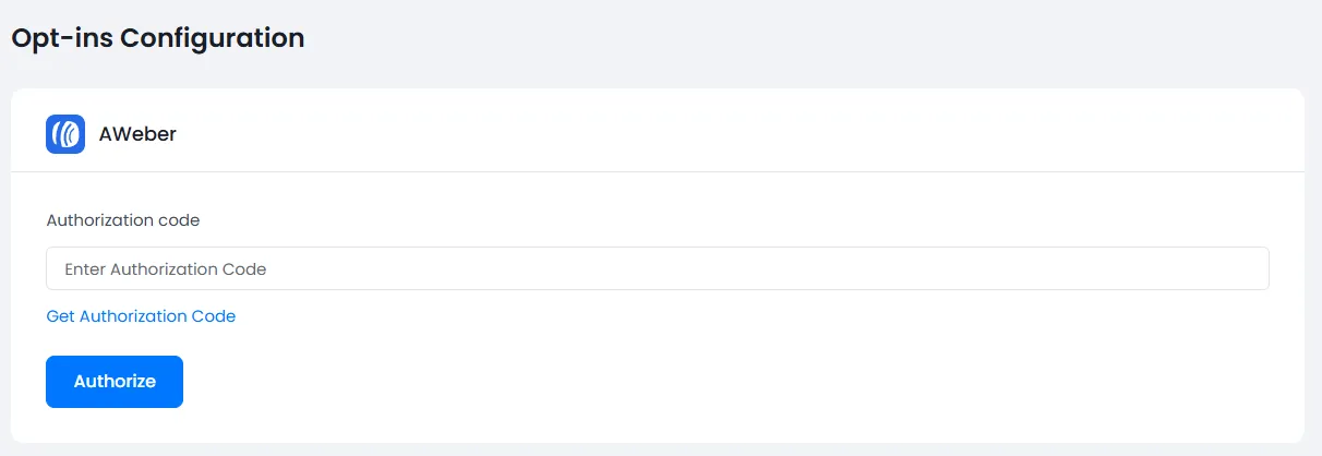 ARMember Aweber Settings