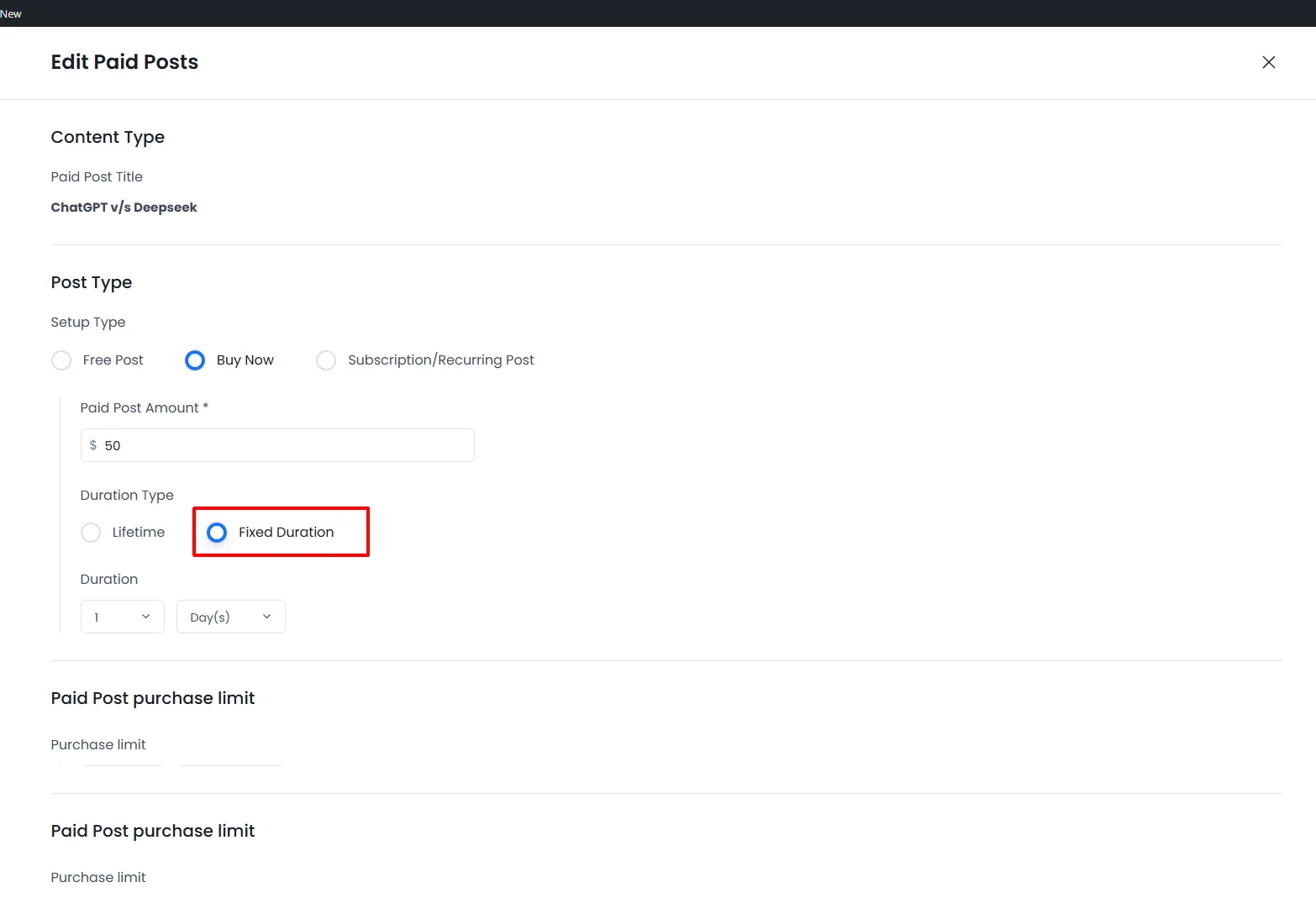 ARMember_one_time_payment
