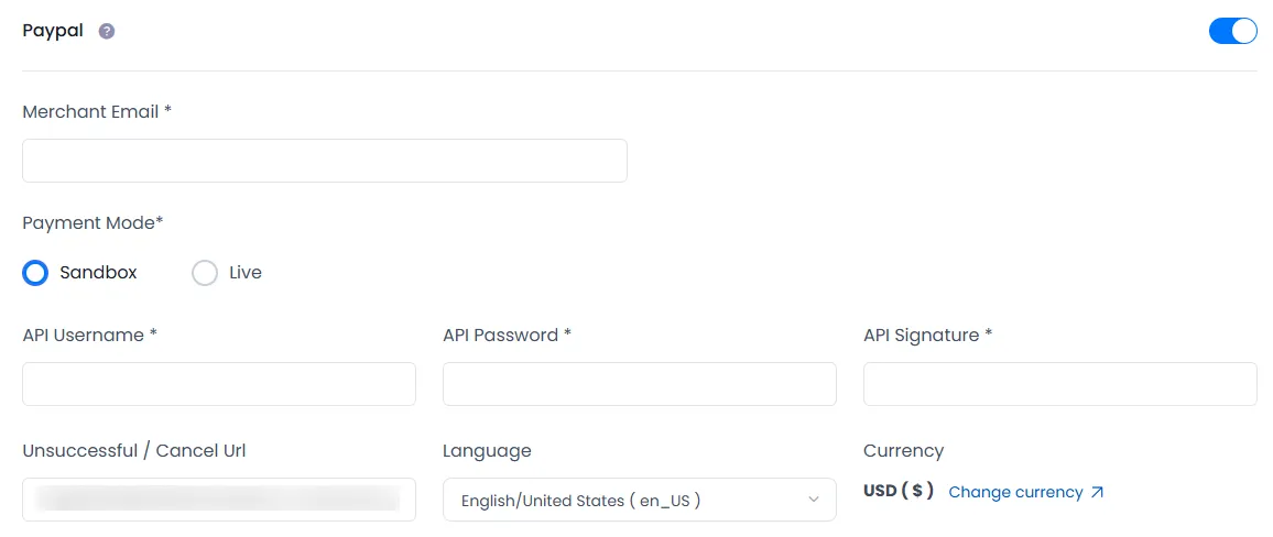 Support to Popular Payment Gateways