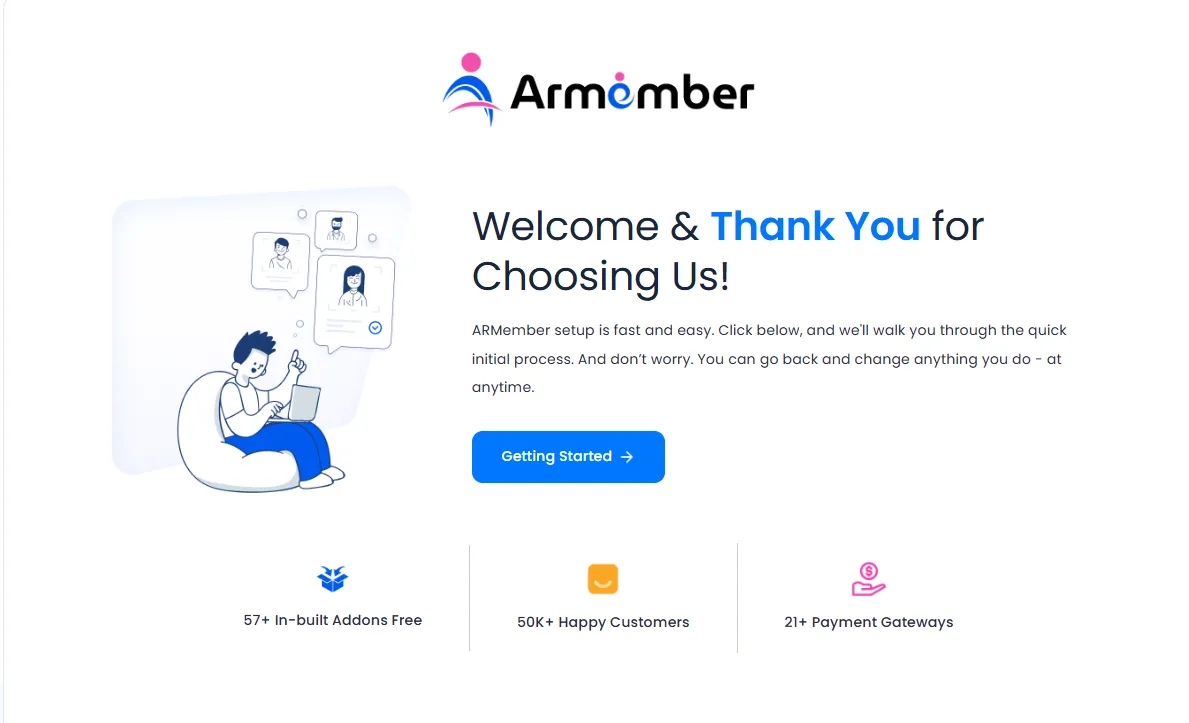 ARMember Setup Wizard