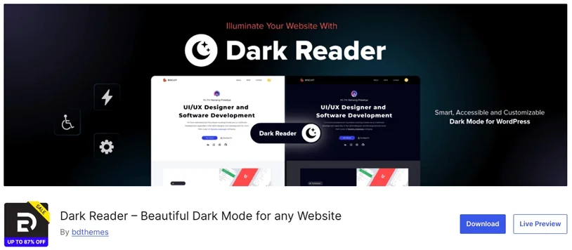 dark reader plugin