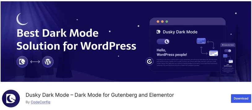dusky dark mode plugin
