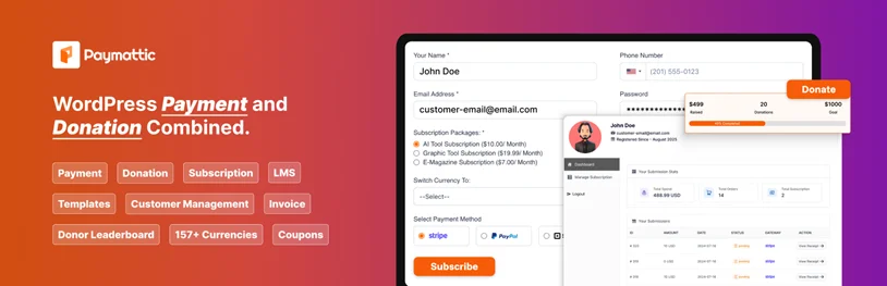 Paymattic WordPress Plugin