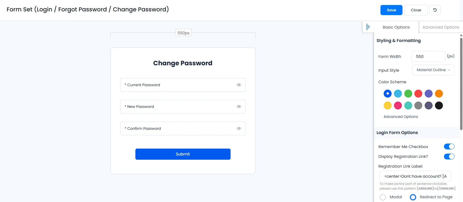 Change Password