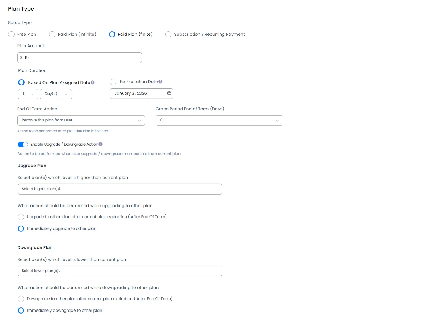 Proration on Finite Pro-Rata Finite