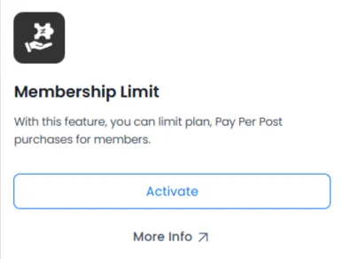 membership limit