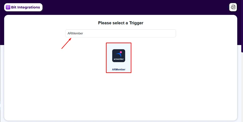 select armember as trigger
