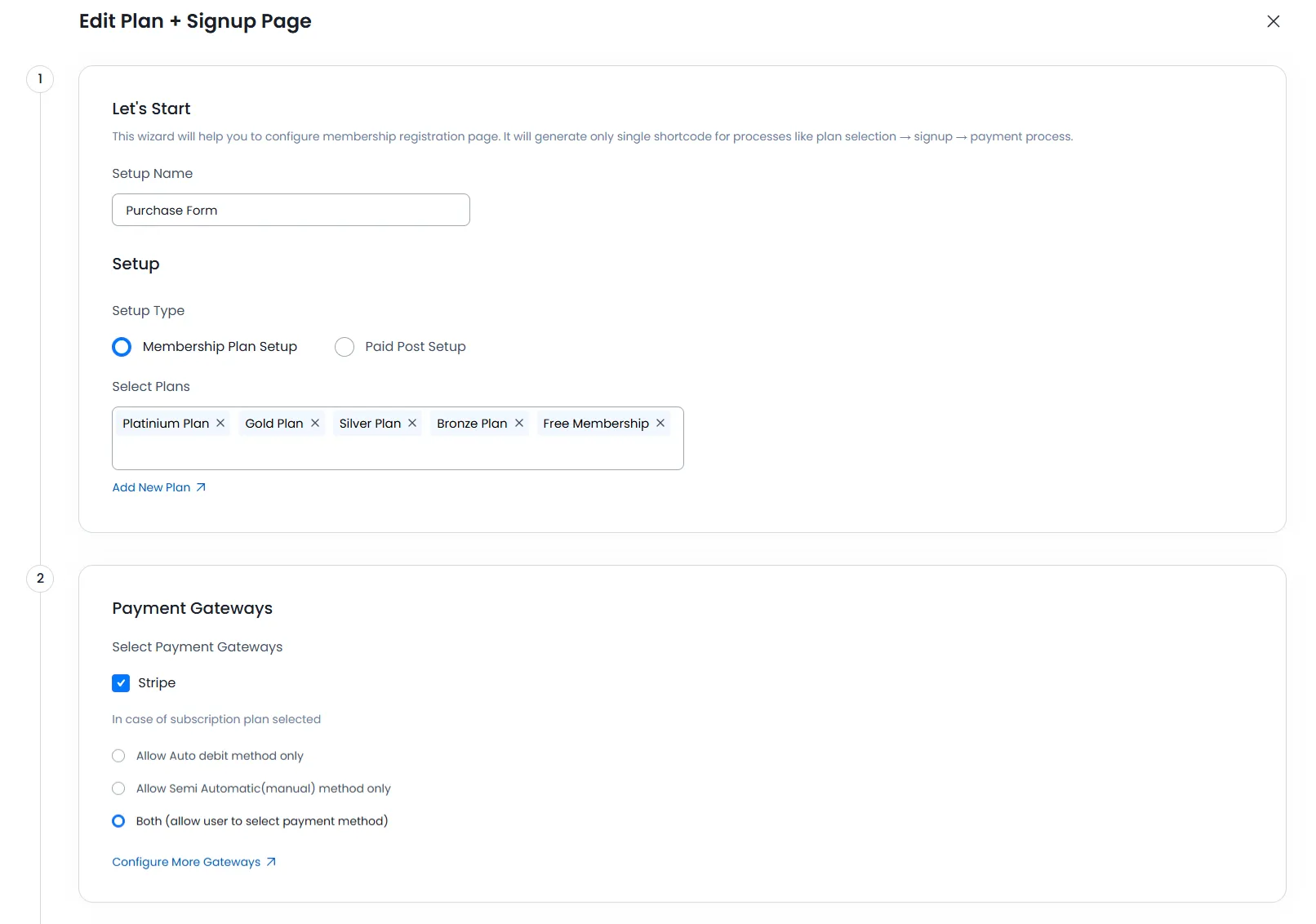 Select Payment Method