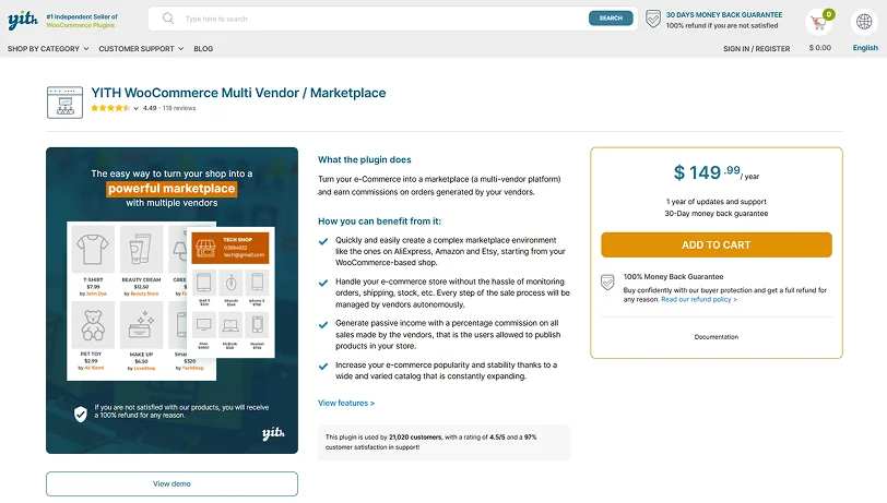 yith woocommerce multi vendor