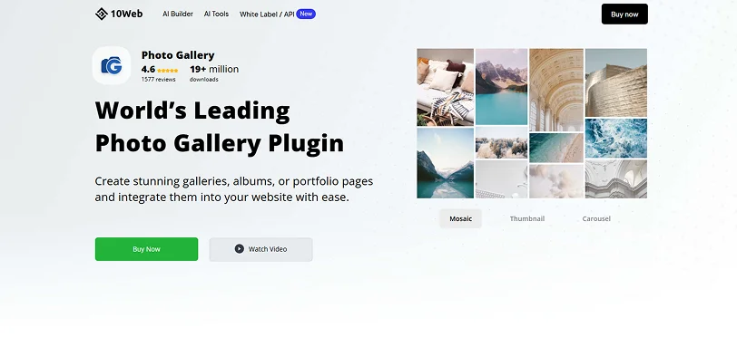 photo gallery by 10web