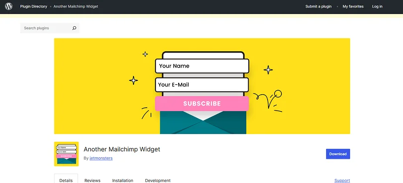 another mailchimp widget
