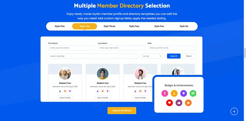 multiple member directory
