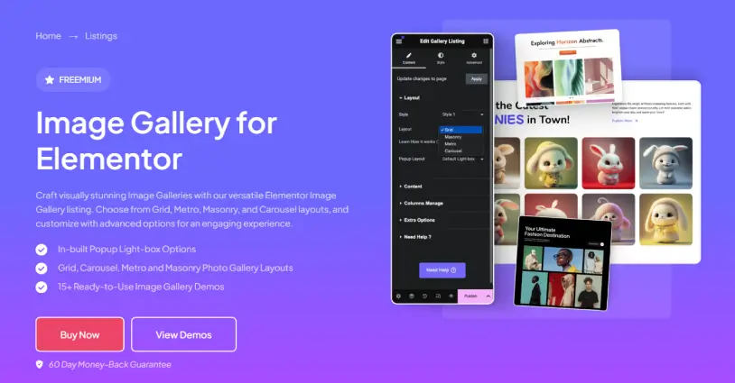 Image Gallery for Elementor