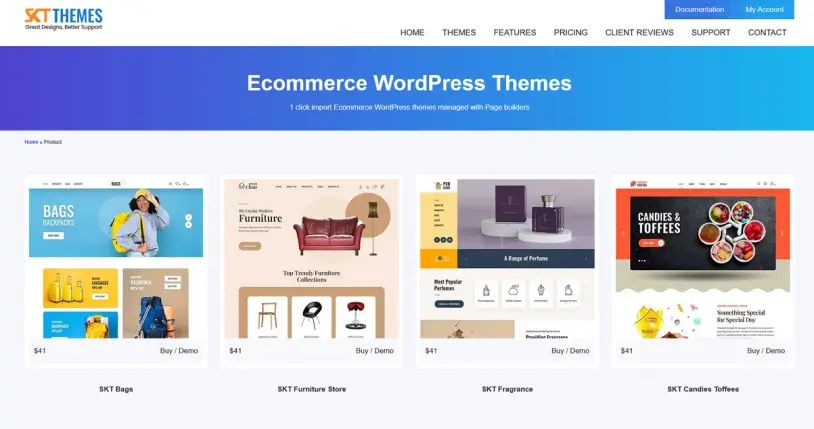 SKT Ecommerce WordPress Themes