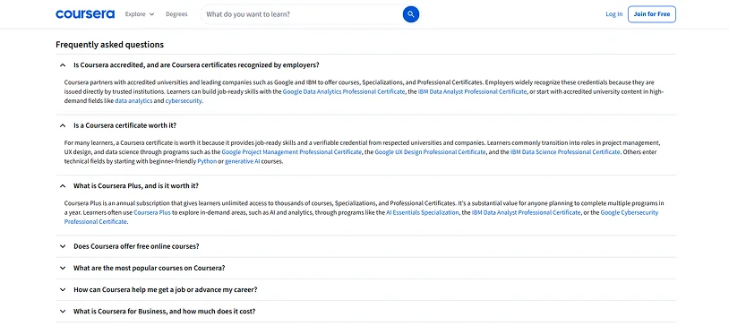 add faqs