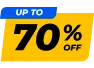 up to 70% off