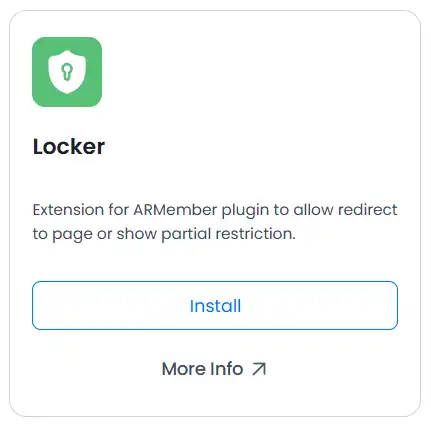 ARMember Locker Addon