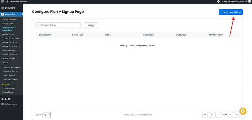 configure plan