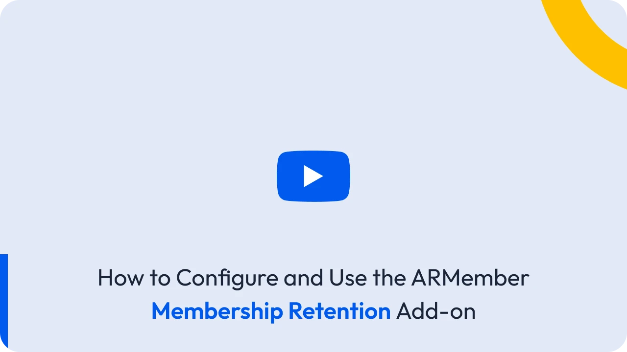 Membership Retention Addon