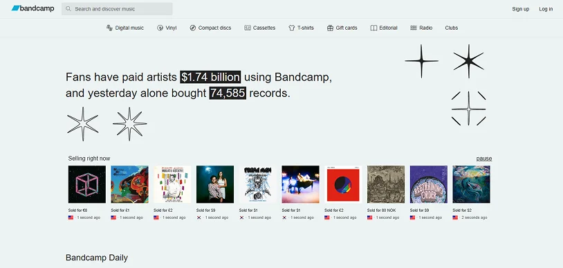 sell audio content