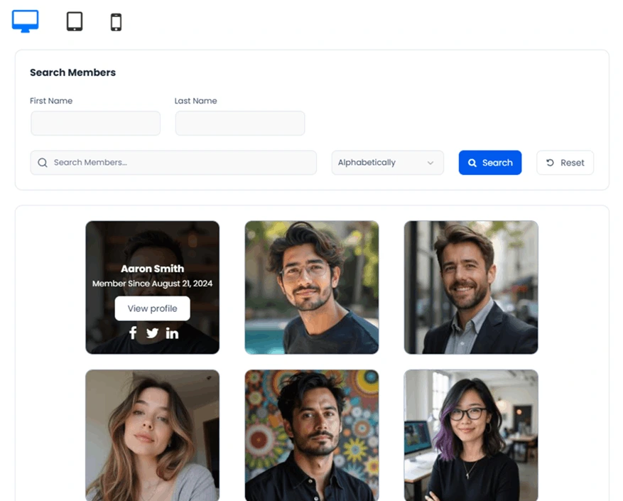 ARMember Directory Preview Template 4