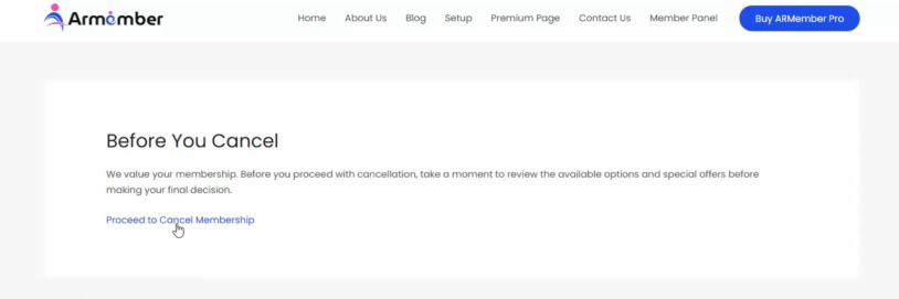 customize the retention message