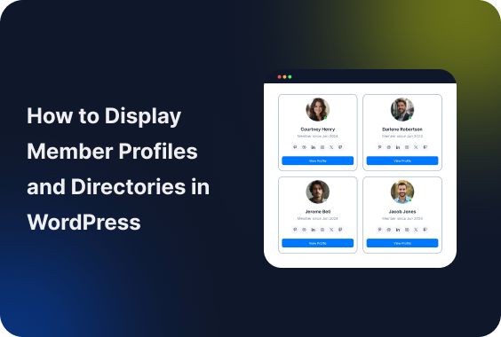 How to Display Member Profiles and Directories in WordPress