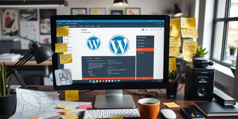 wordpress interface