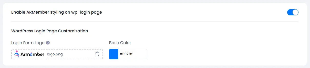 Enable Styling