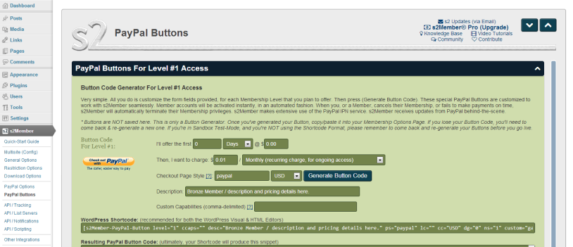 s2member payment options