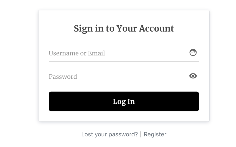 sign in account