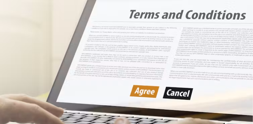 terms and conditions