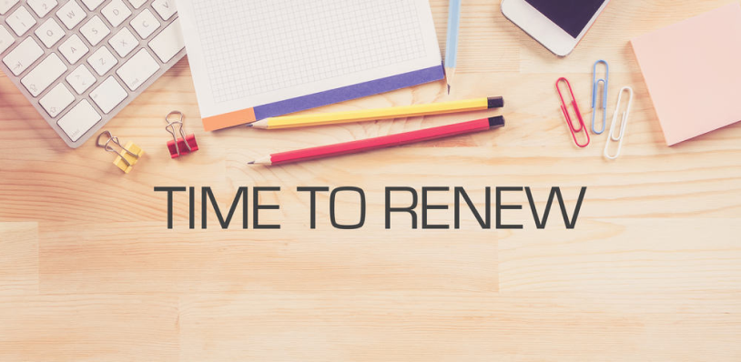 time to renew