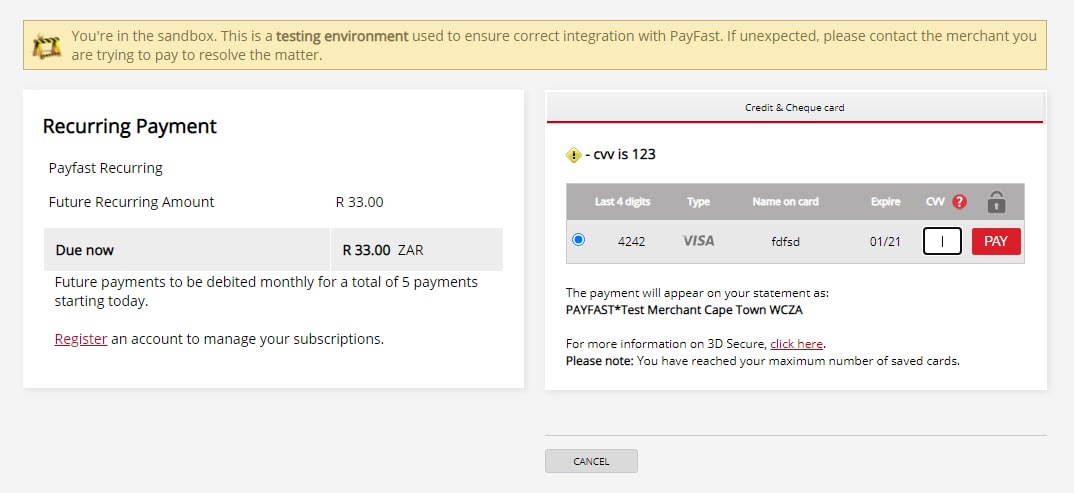 ARMember PayFast Payment Gateway Addon
